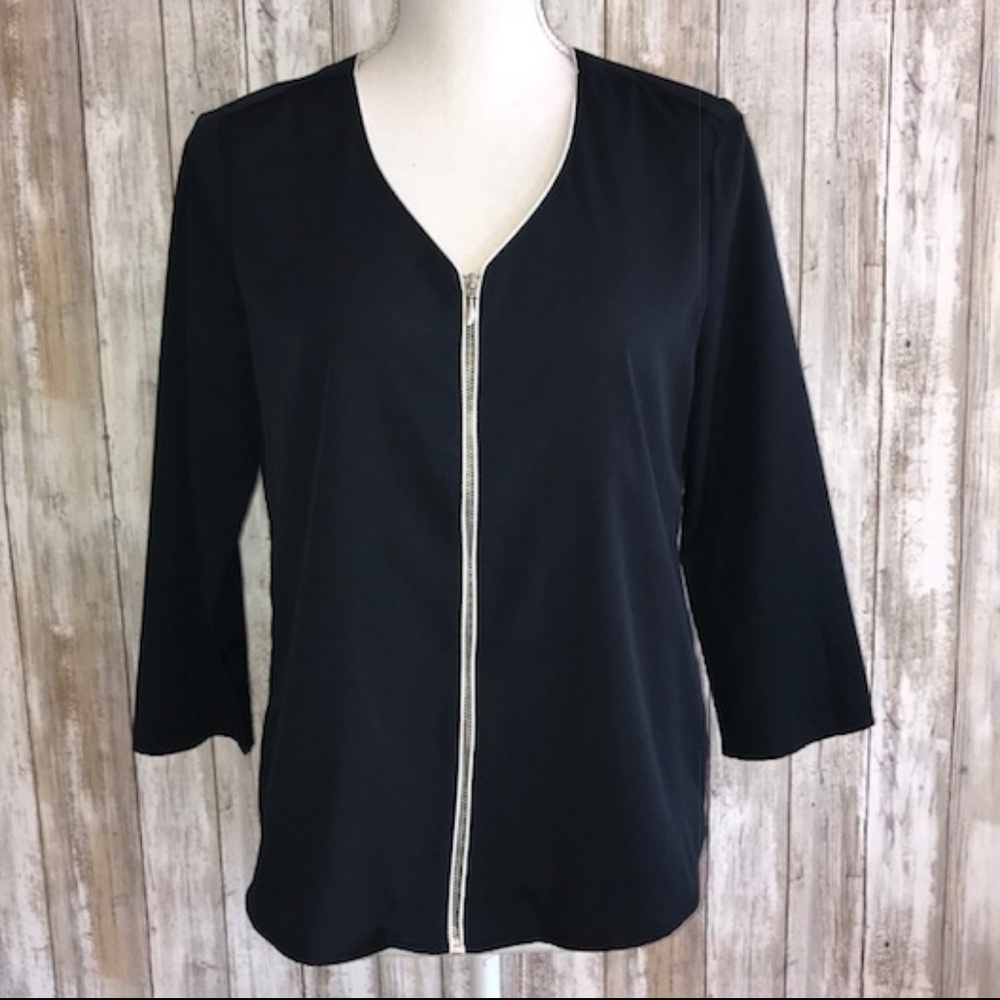 Banana Republic Republic Navy Shirt with Zipper